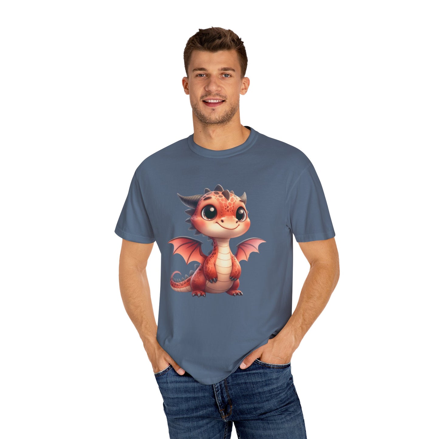 Adorable Dragon Whelp Tee - Soft Cotton T-Shirt with Fantasy Creature tee