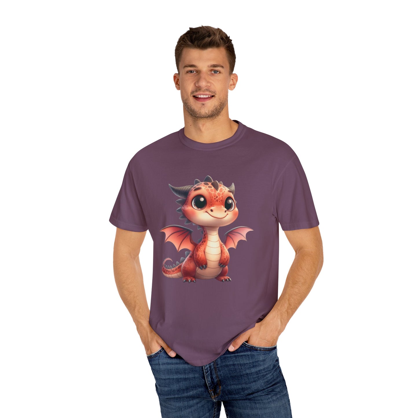 Adorable Dragon Whelp Tee - Soft Cotton T-Shirt with Fantasy Creature tee