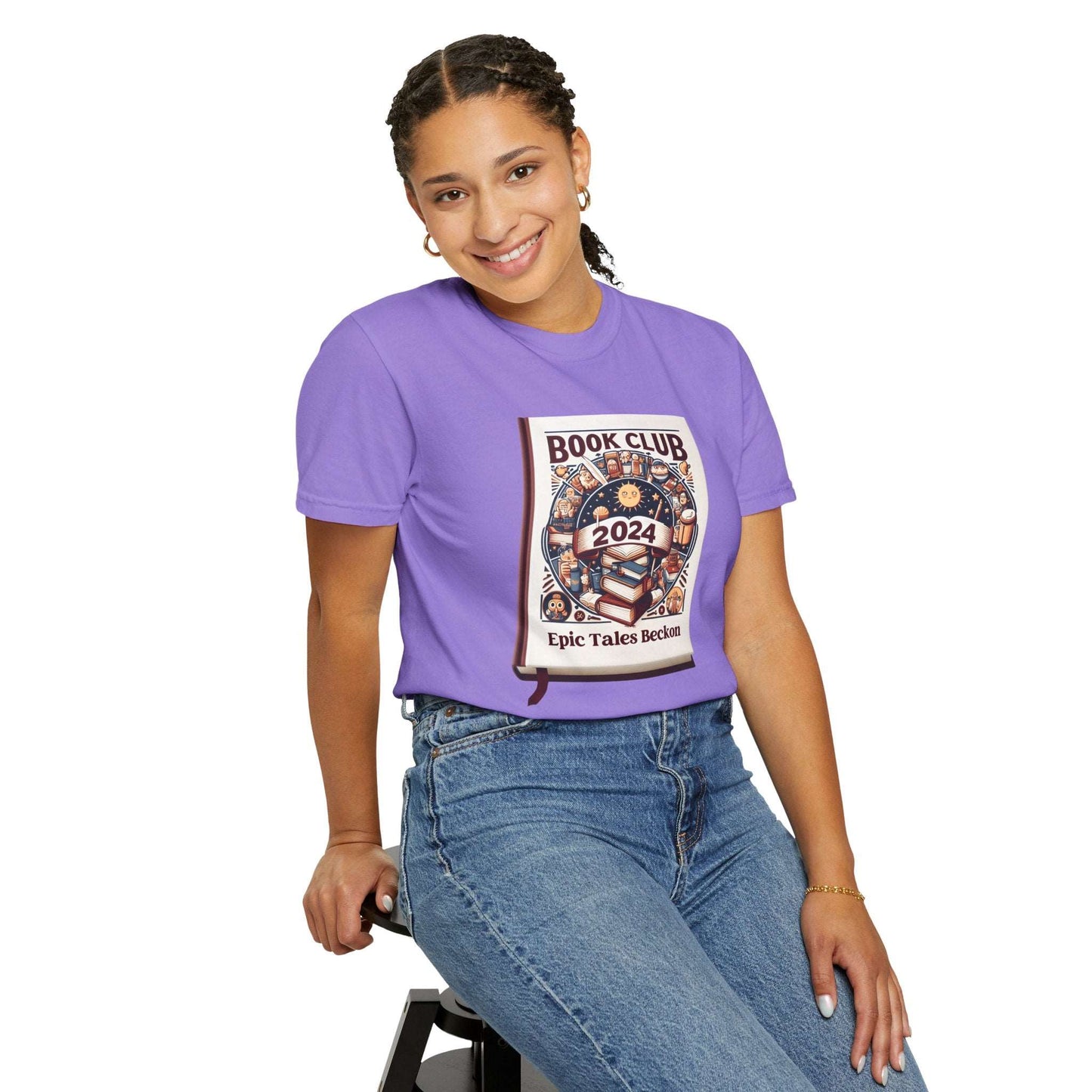 2024 Book Club - Literary Adventure tshirt - Epic Tales Beckon