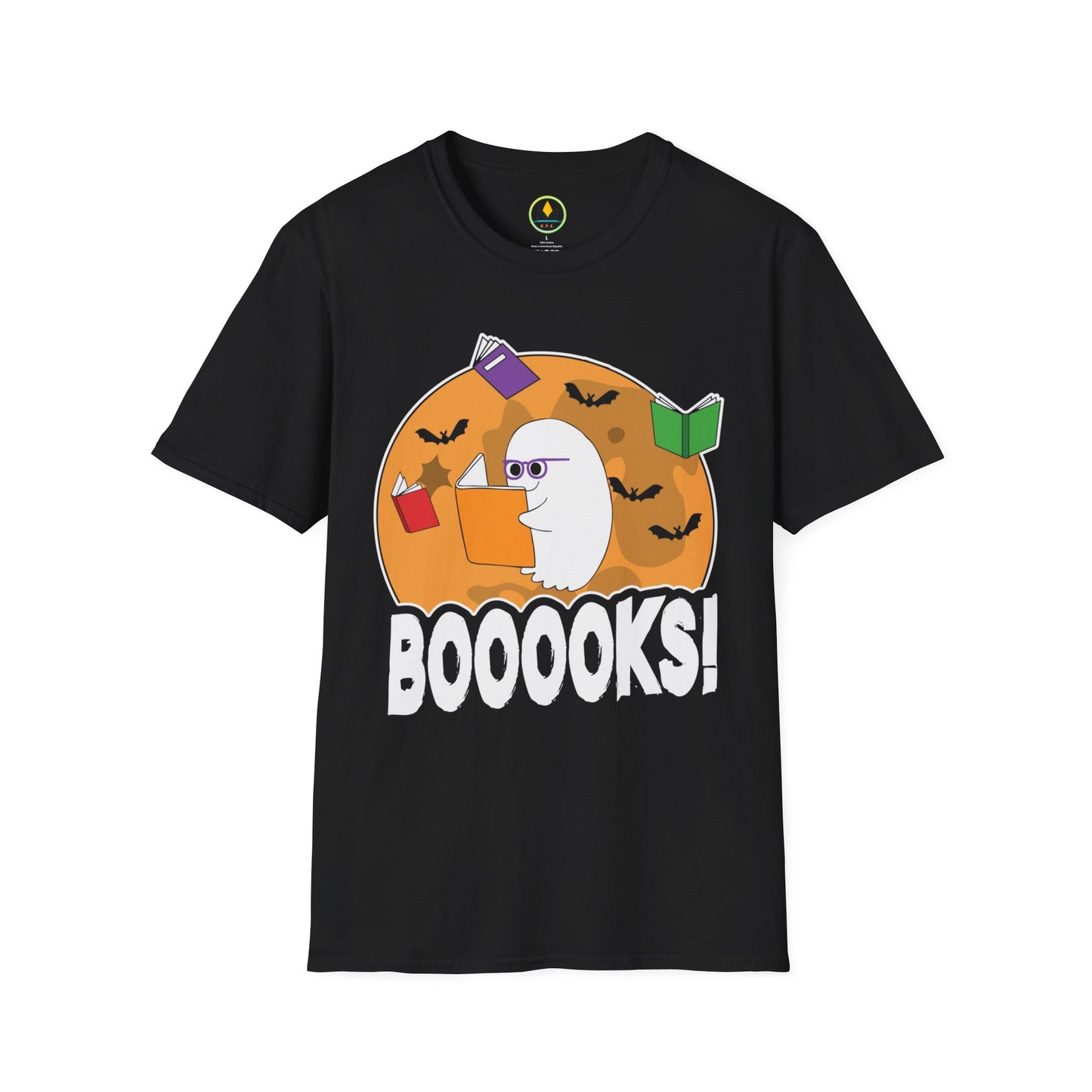 Ghostly Reader - Spooky Halloween BOOOOKS! Tee