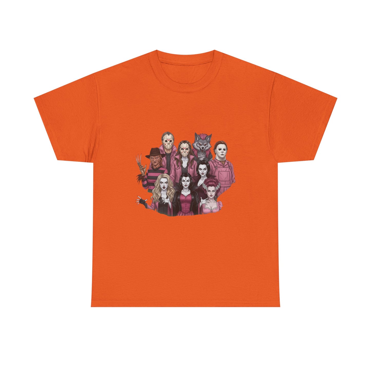Horror Villains Breast Cancer Awareness Tee