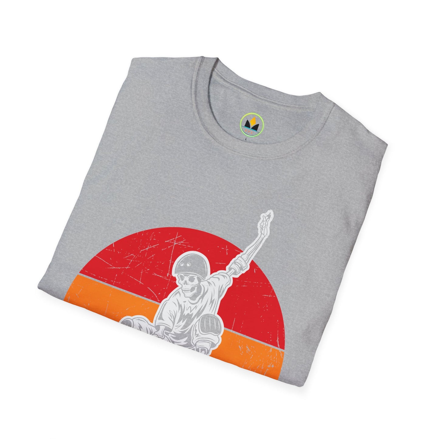 Sunset Skateboarder - Vintage Halloween Unisex T-Shirt