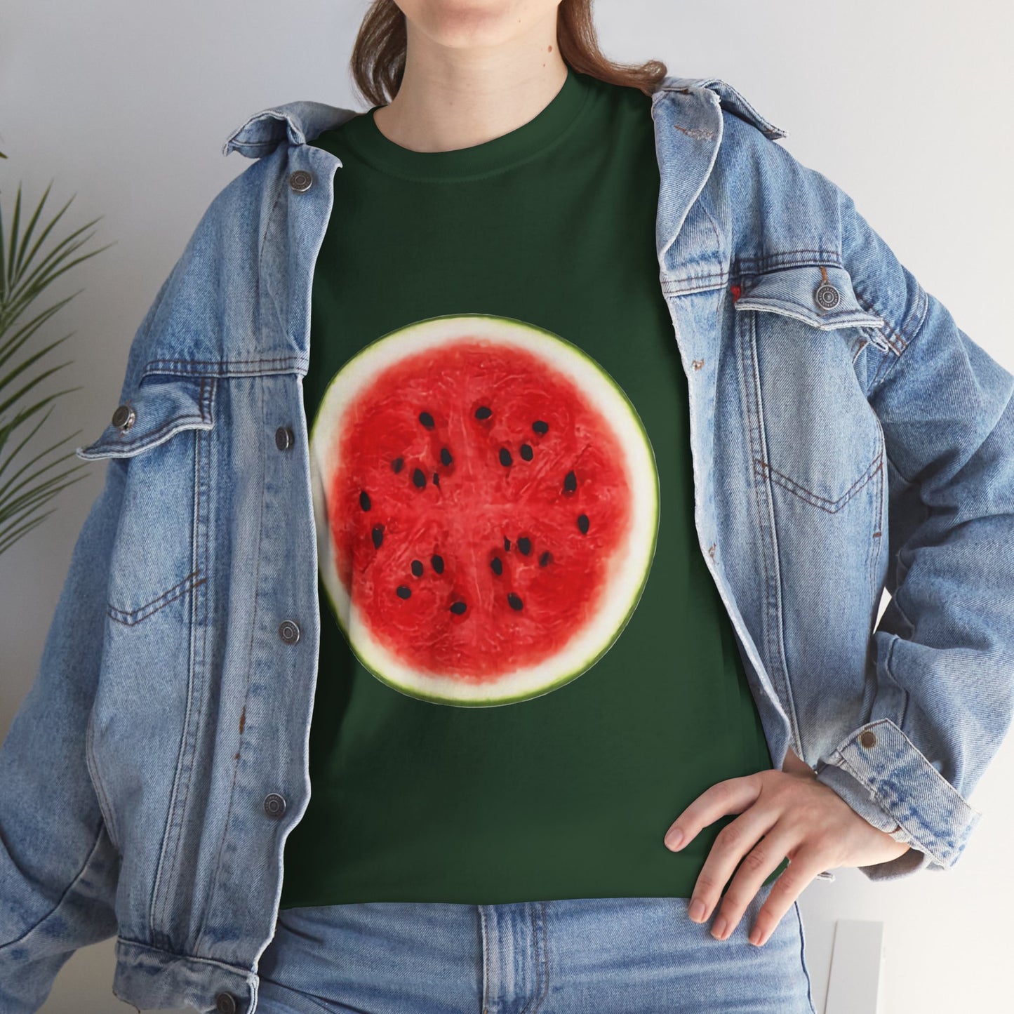Watermelon Slice Graphic T-Shirt | Funny "One in a Melon" Tee | Easy Lazy Halloween Costume | Unisex Summer Top
