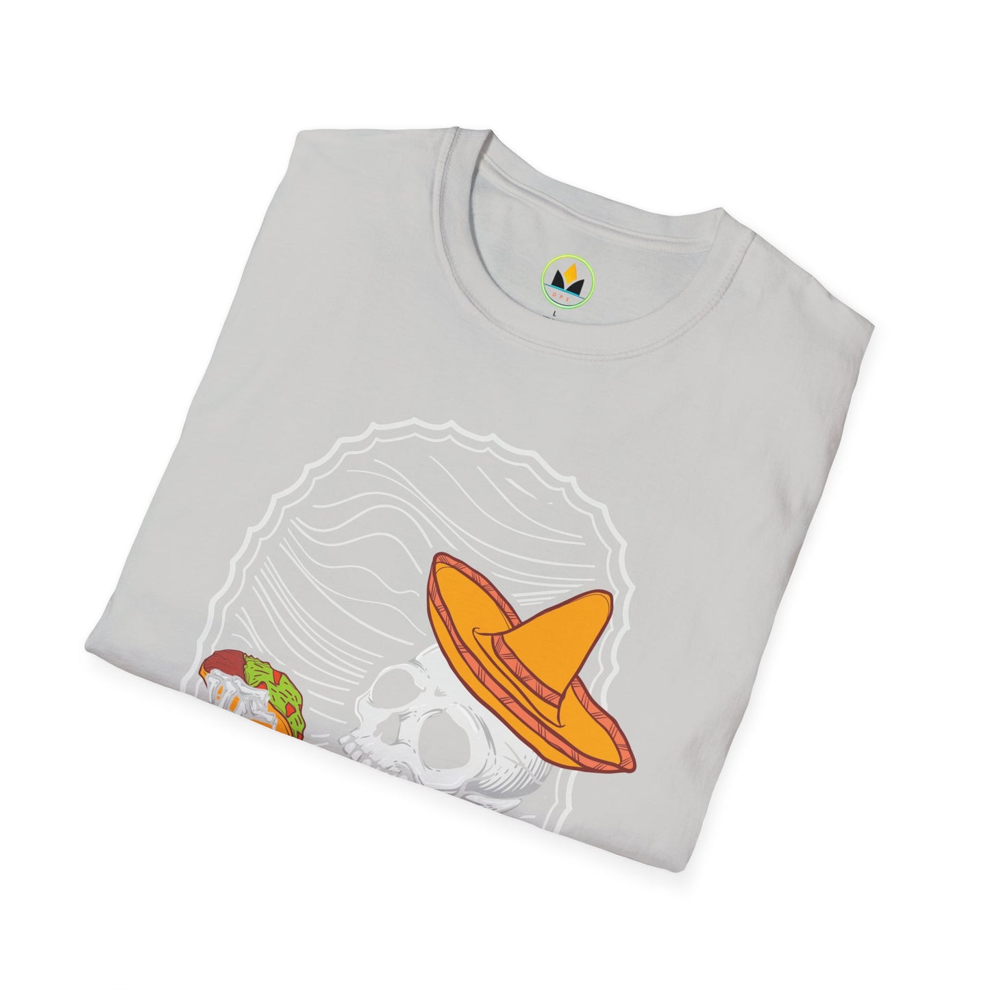 Fiesta of Frights - Sombrero Skeleton Taco Halloween Unisex T-Shirt