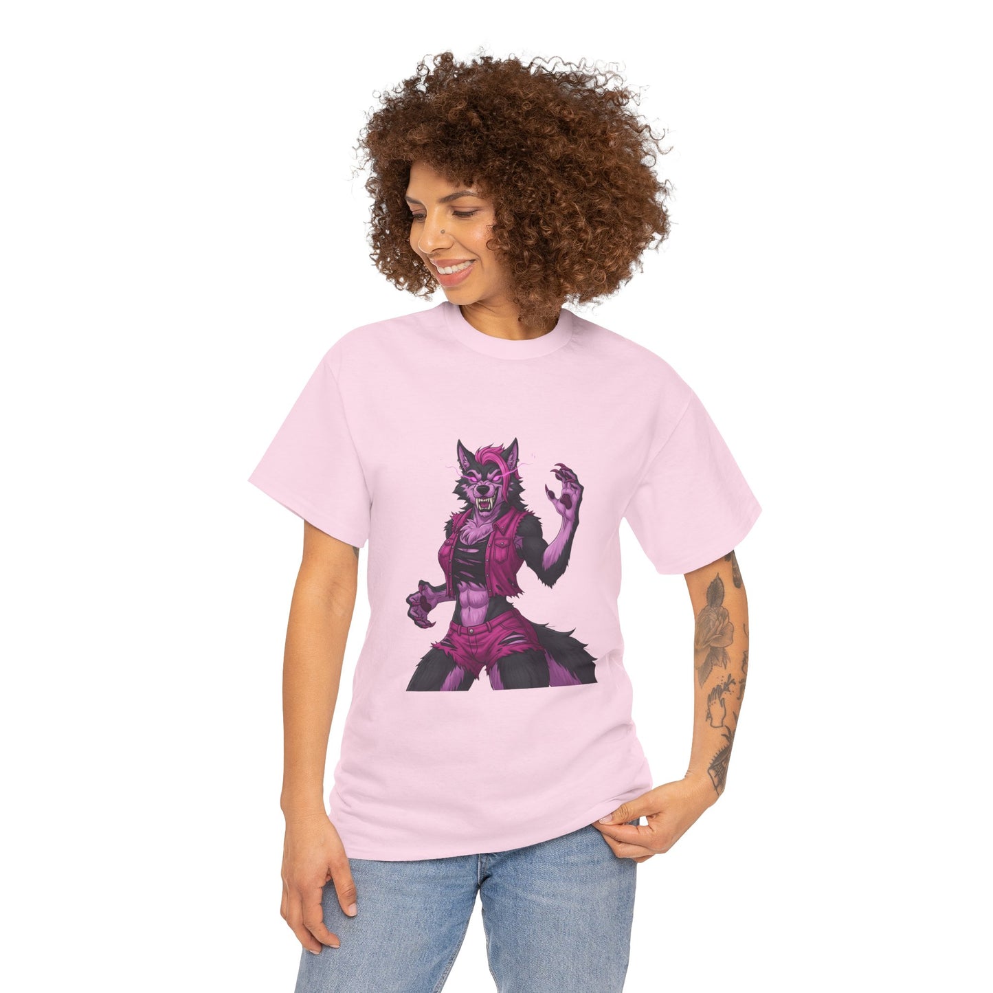 Fierce Werewolf Fights Cancer Tee