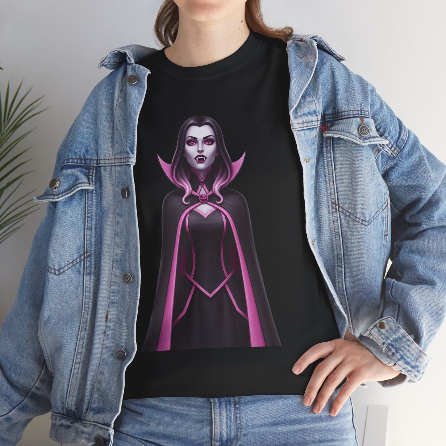 Gothic Vampiress Halloween Tee