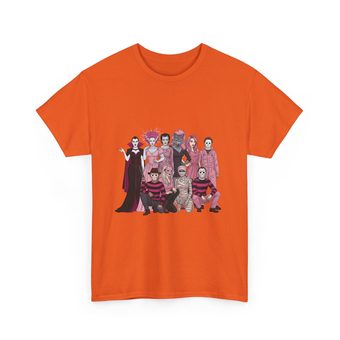 Horror Warriors in Pink Shirt Unisex Tee - Breast Cancer Awareness Month