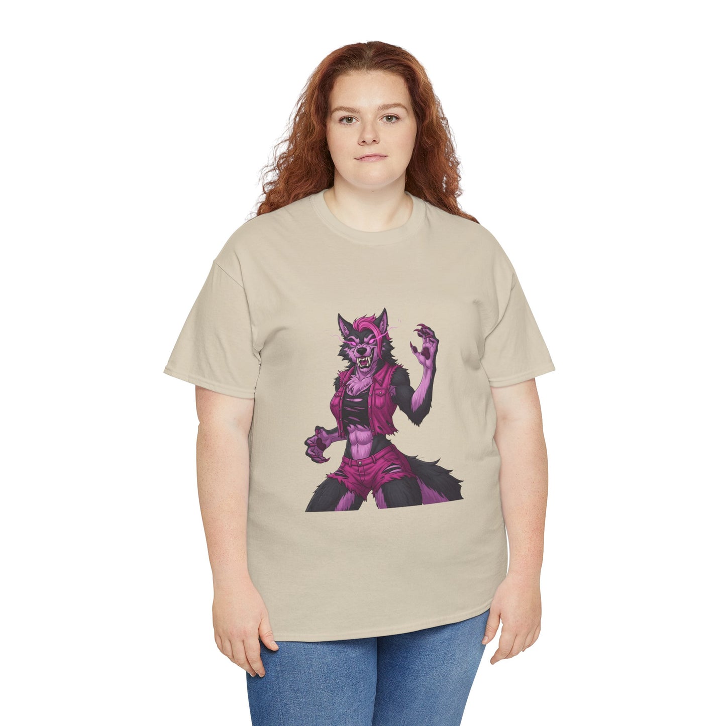 Fierce Werewolf Fights Cancer Tee