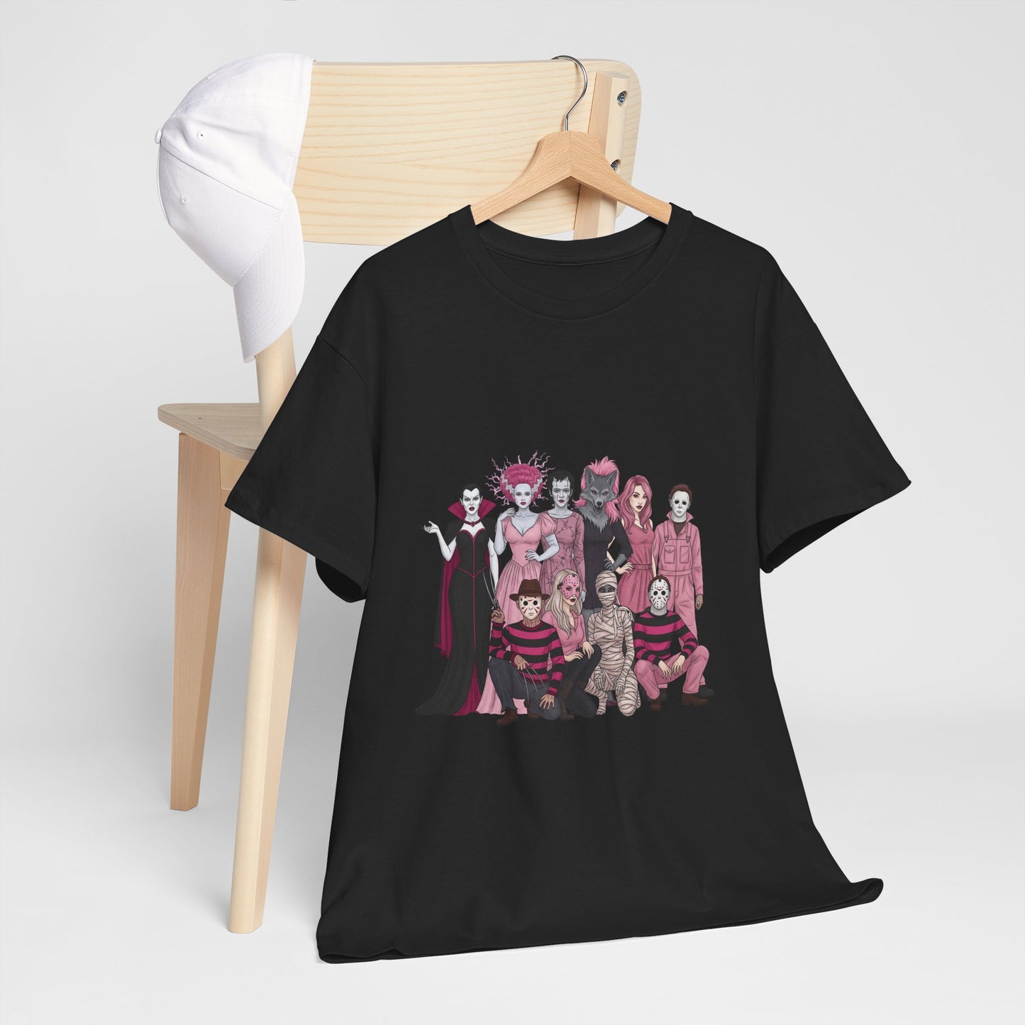 Horror Warriors in Pink Shirt Unisex Tee - Breast Cancer Awareness Month