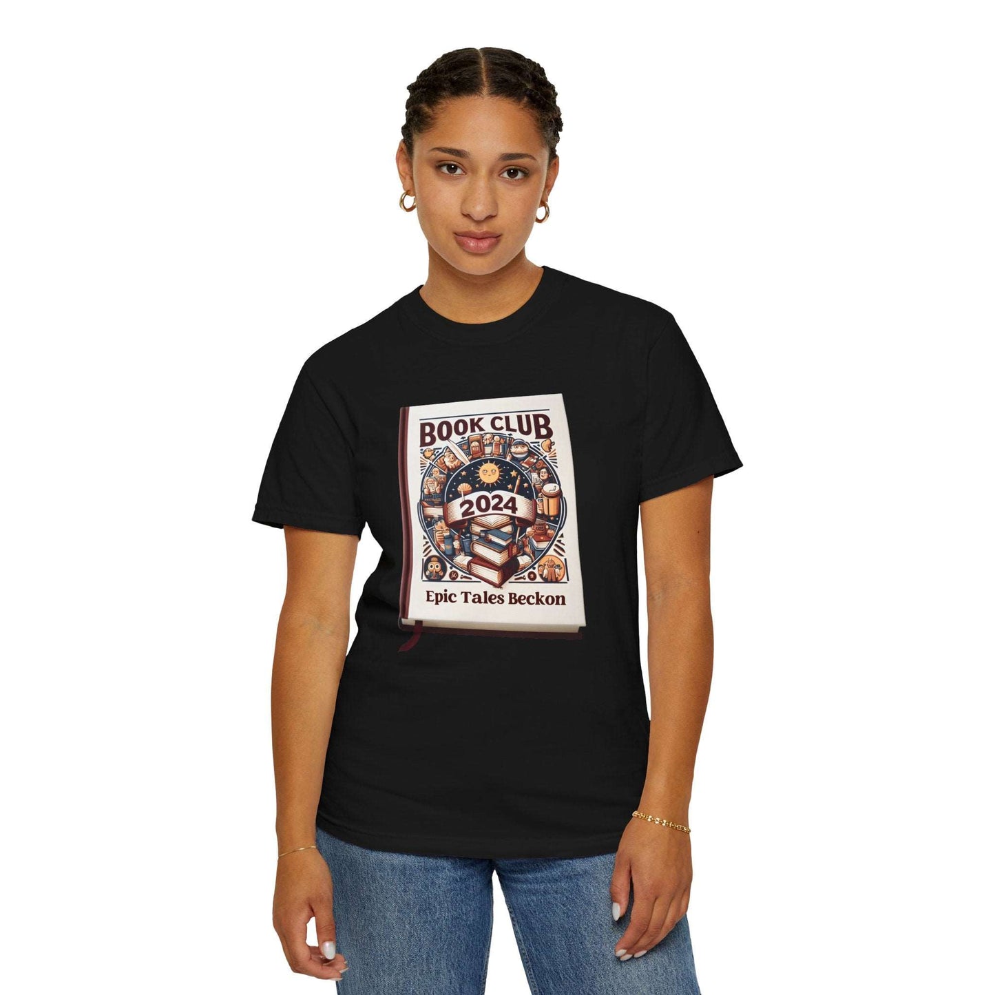 2024 Book Club - Literary Adventure tshirt - Epic Tales Beckon