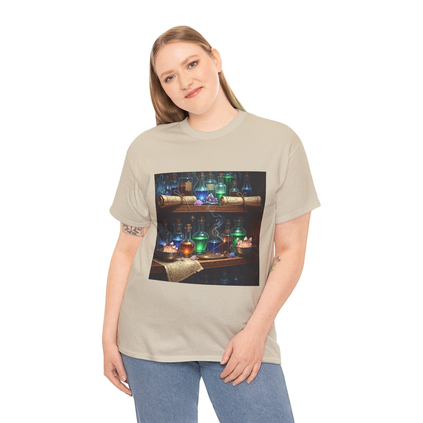 Witch's Potion Shelf Halloween Tee