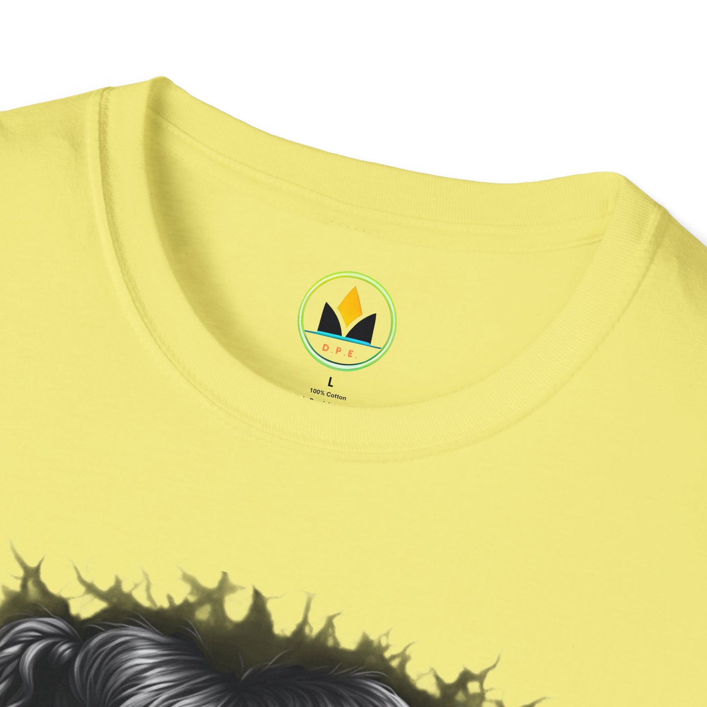 Hauntingly Adorable: Spooky Cute Little Girl Ghost Unisex Softstyle T-Shirt