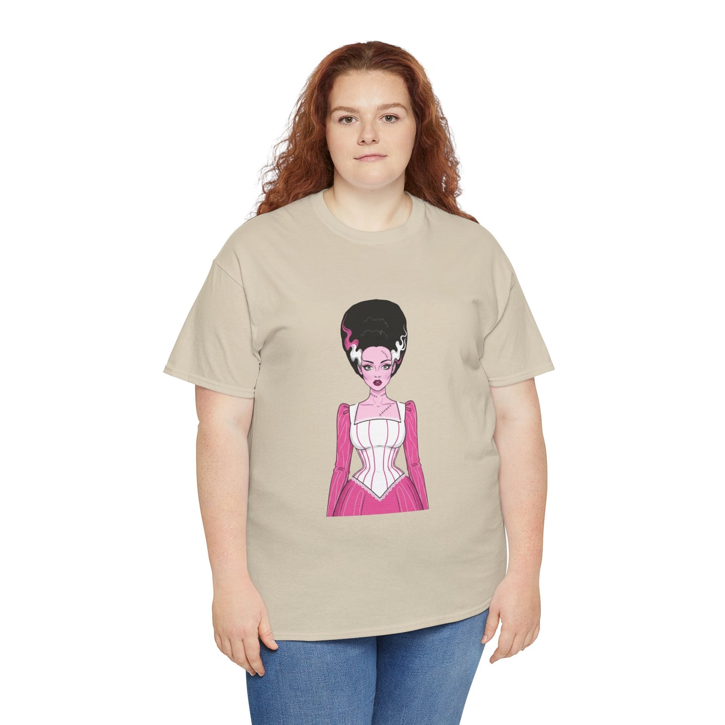 Pink Bride of Frankenstein Awareness Tee