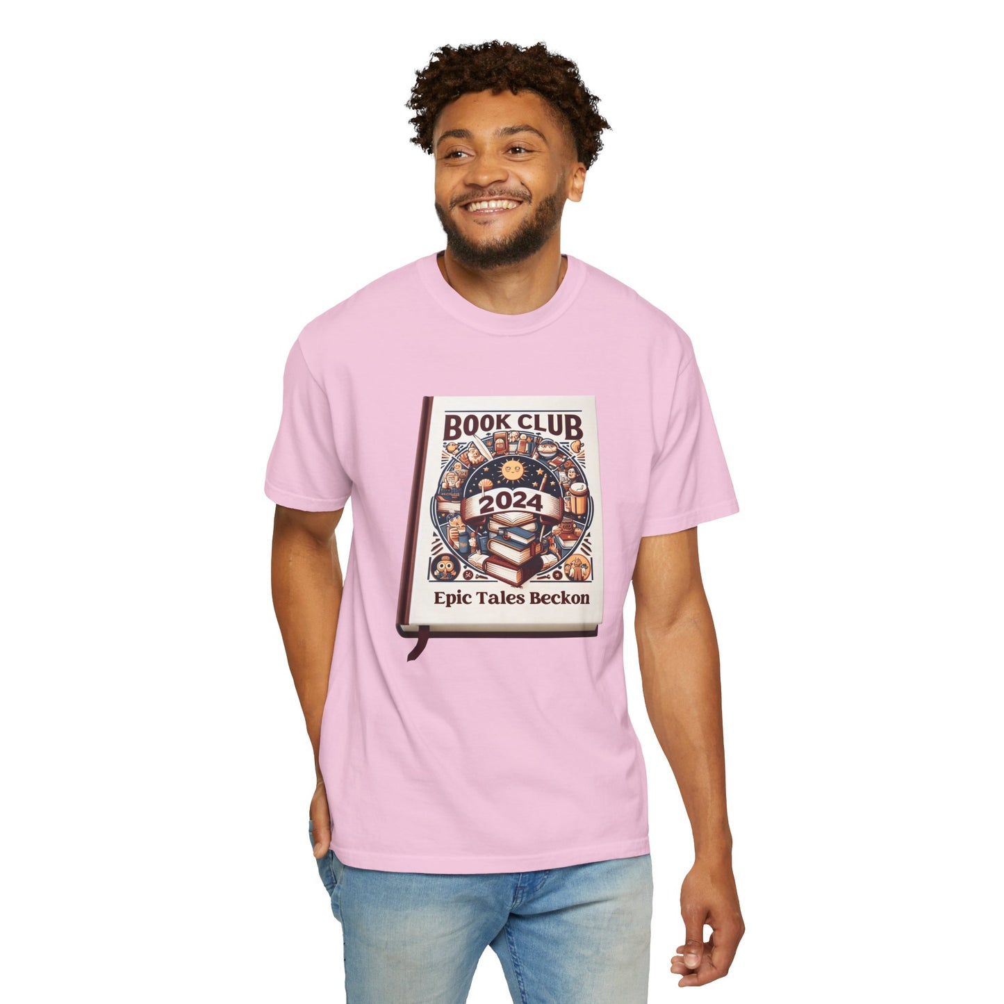 2024 Book Club - Literary Adventure tshirt - Epic Tales Beckon
