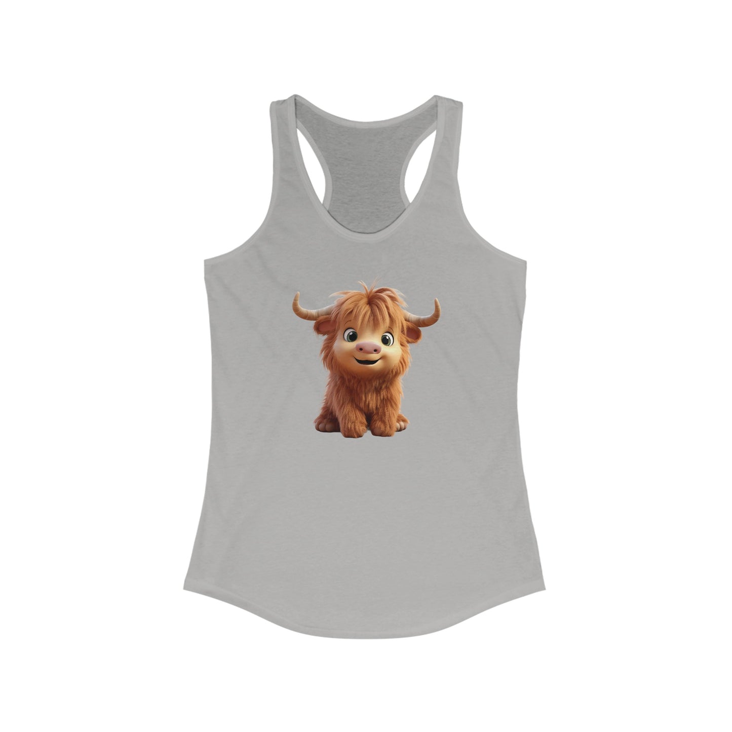 Highland Calf Delight - Women’s Tank Top | Celebrate Nature’s Charm