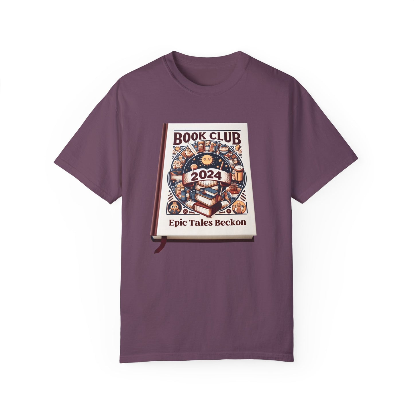 2024 Book Club - Literary Adventure tshirt - Epic Tales Beckon