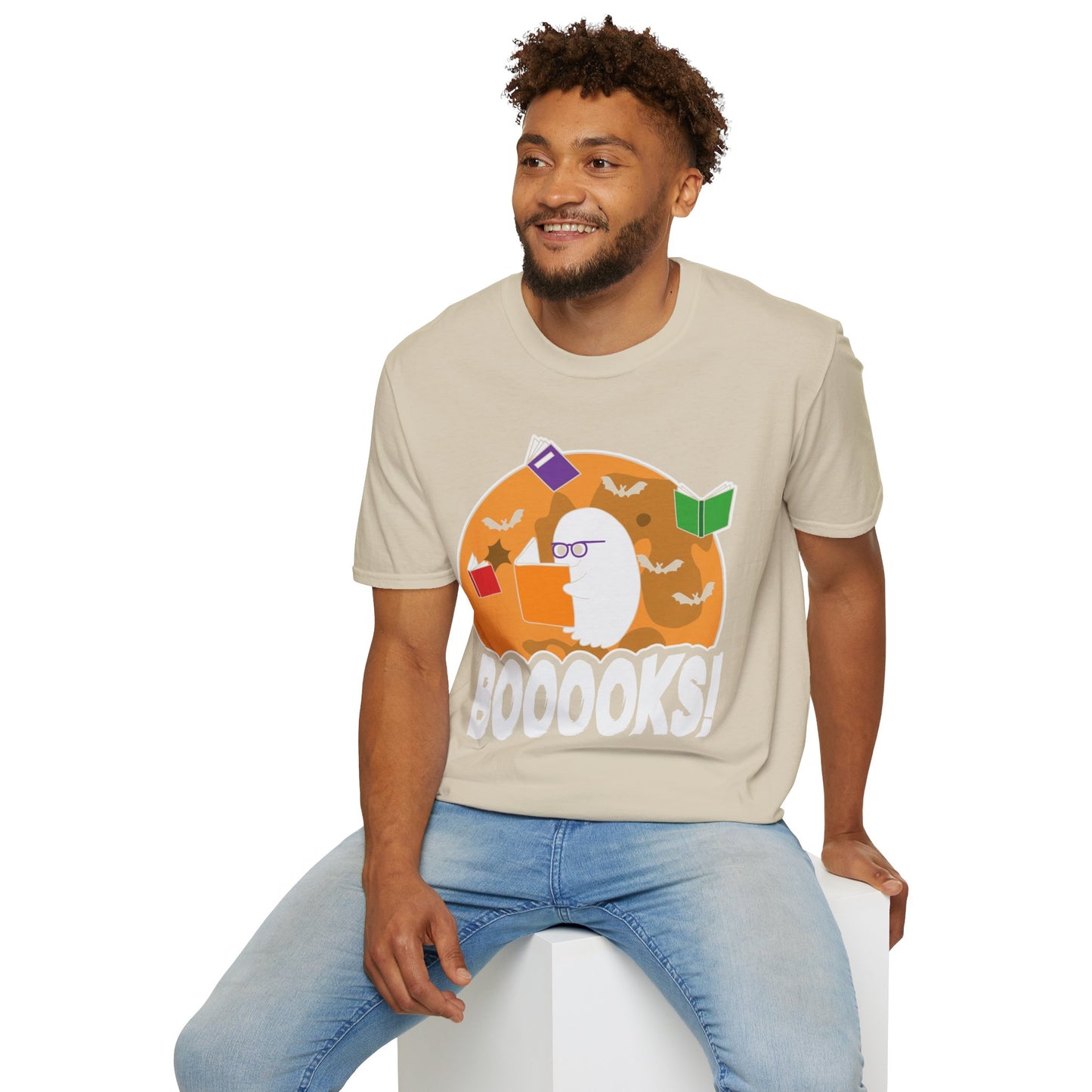 Ghostly Reader - Spooky Halloween BOOOOKS! Tee