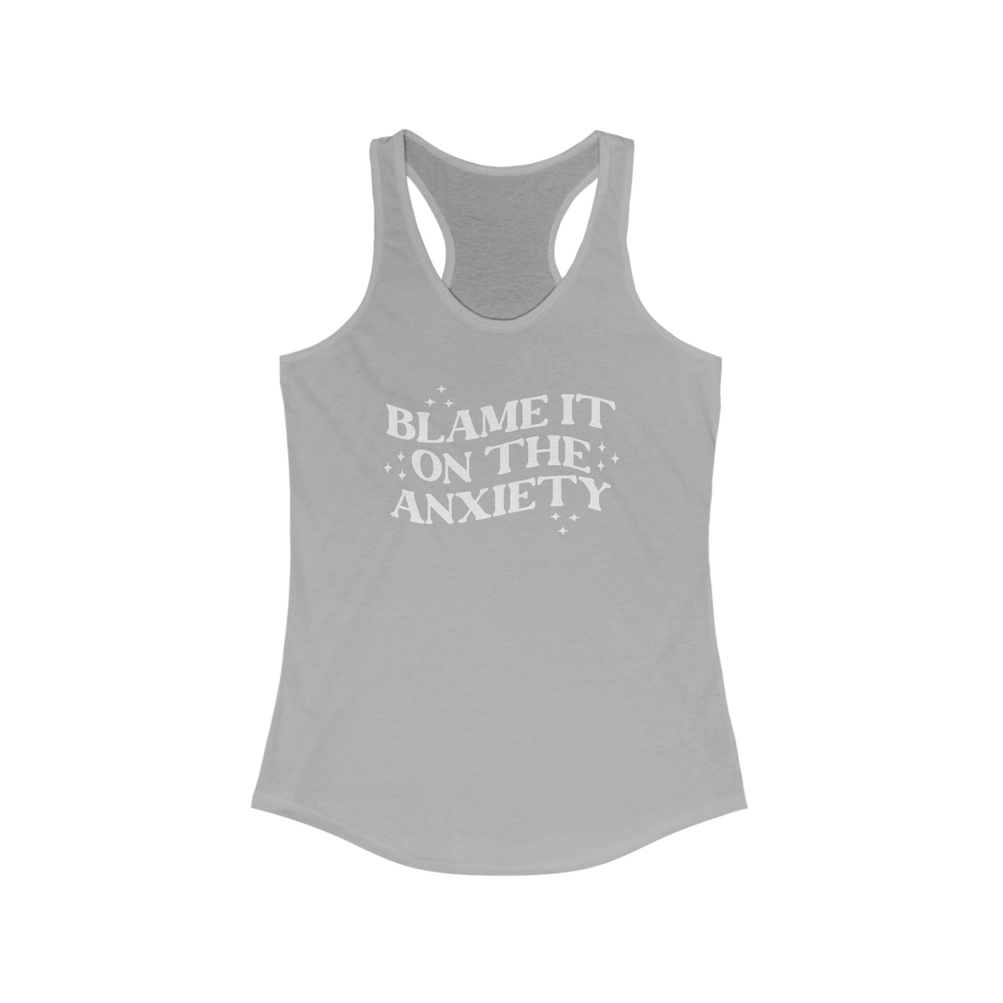 Women’s Tank Top - ‘Blame It On The Anxiety’ - A Bold Expression of Resilience