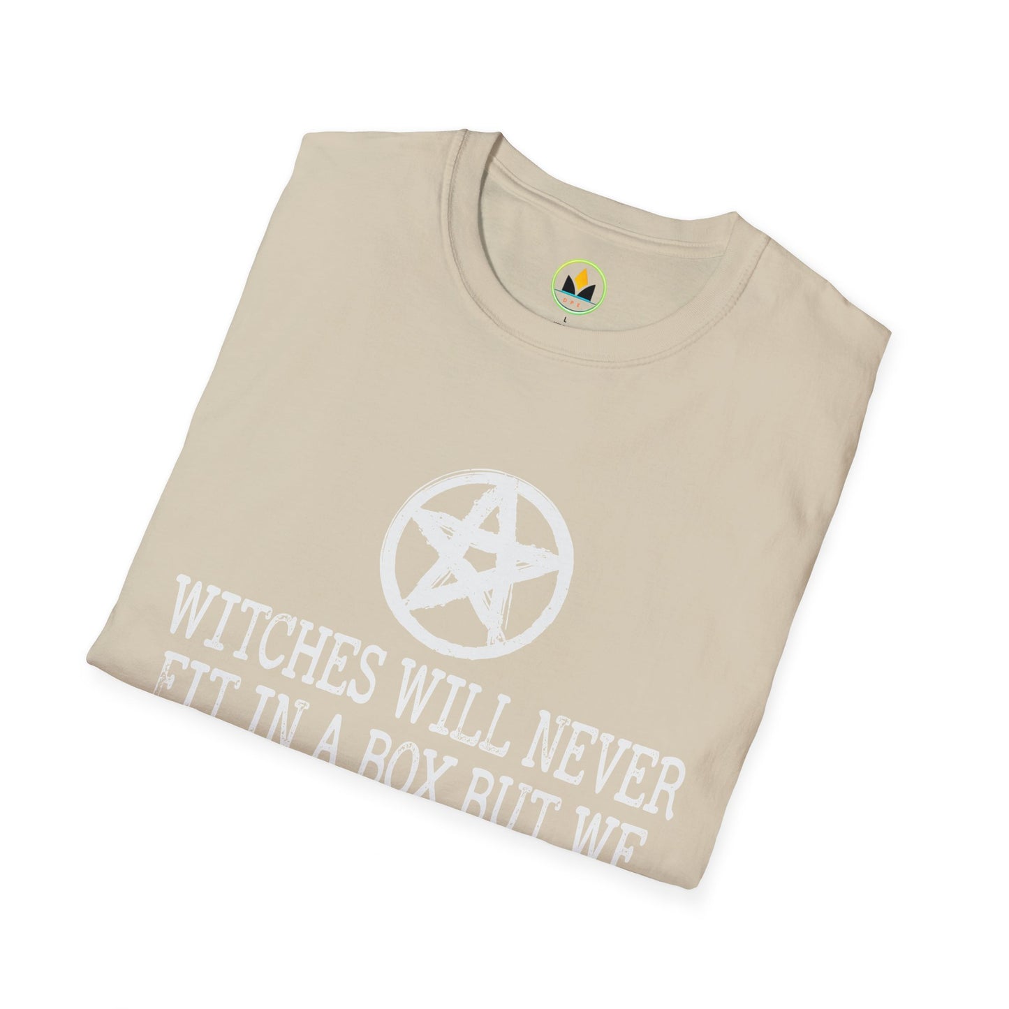 Spooky Circle-Loving Witches Halloween T-Shirt - Unique Pentagram Design