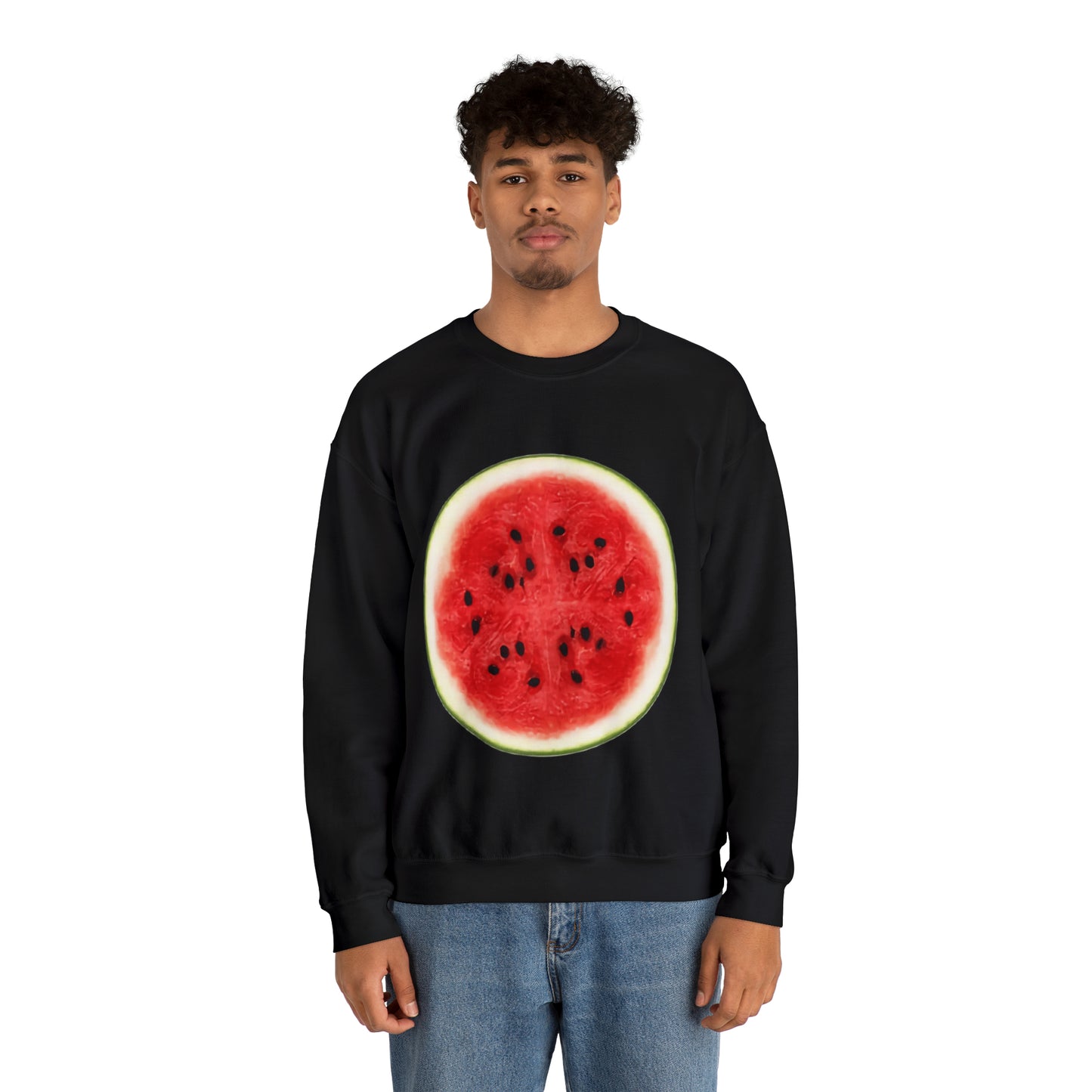 Whimsical Watermelon Lazy Halloween Costume | Unique Unisex Sweatshirt
