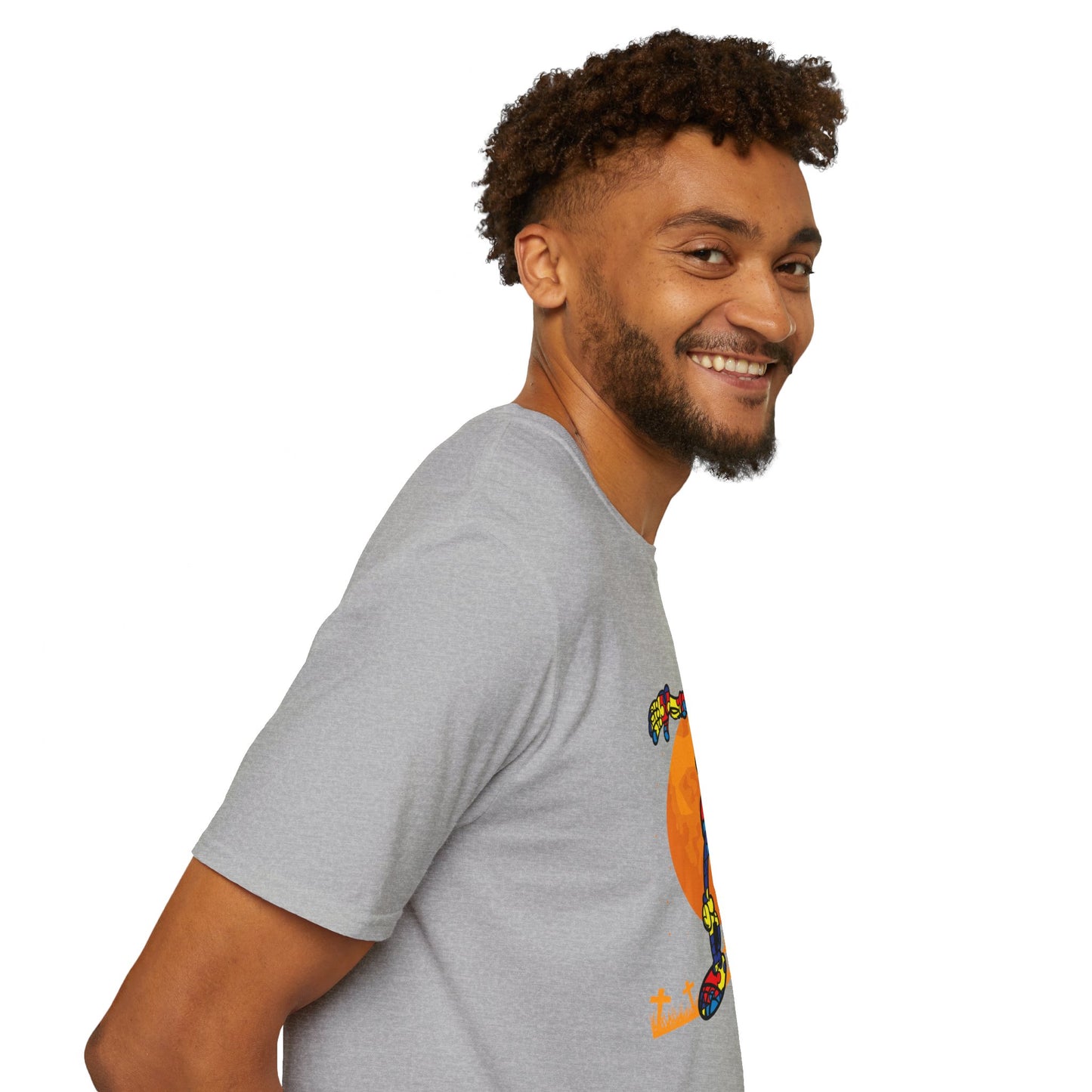 Autism Awareness Halloween Hero Tee - Embrace Uniqueness & Celebrate Differences Unisex Softstyle