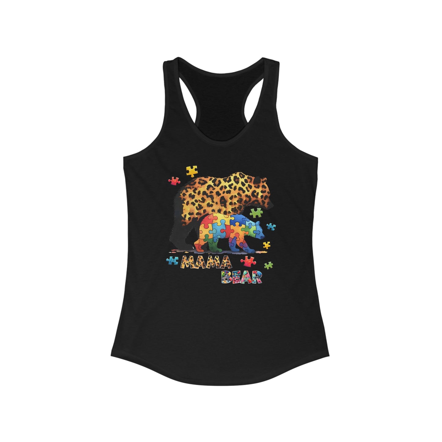 Autism Awareness Women’s Tank Top: Mama Bear’s Love