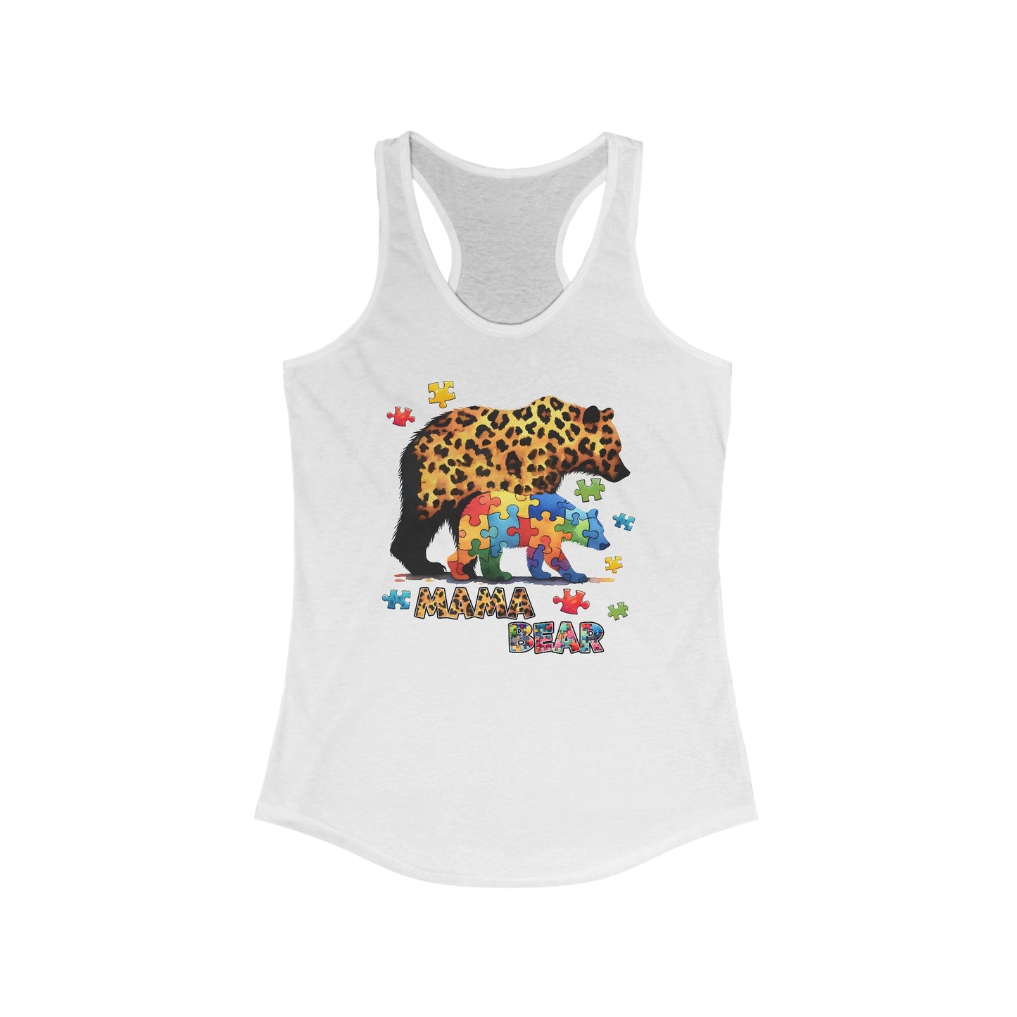 Autism Awareness Women’s Tank Top: Mama Bear’s Love
