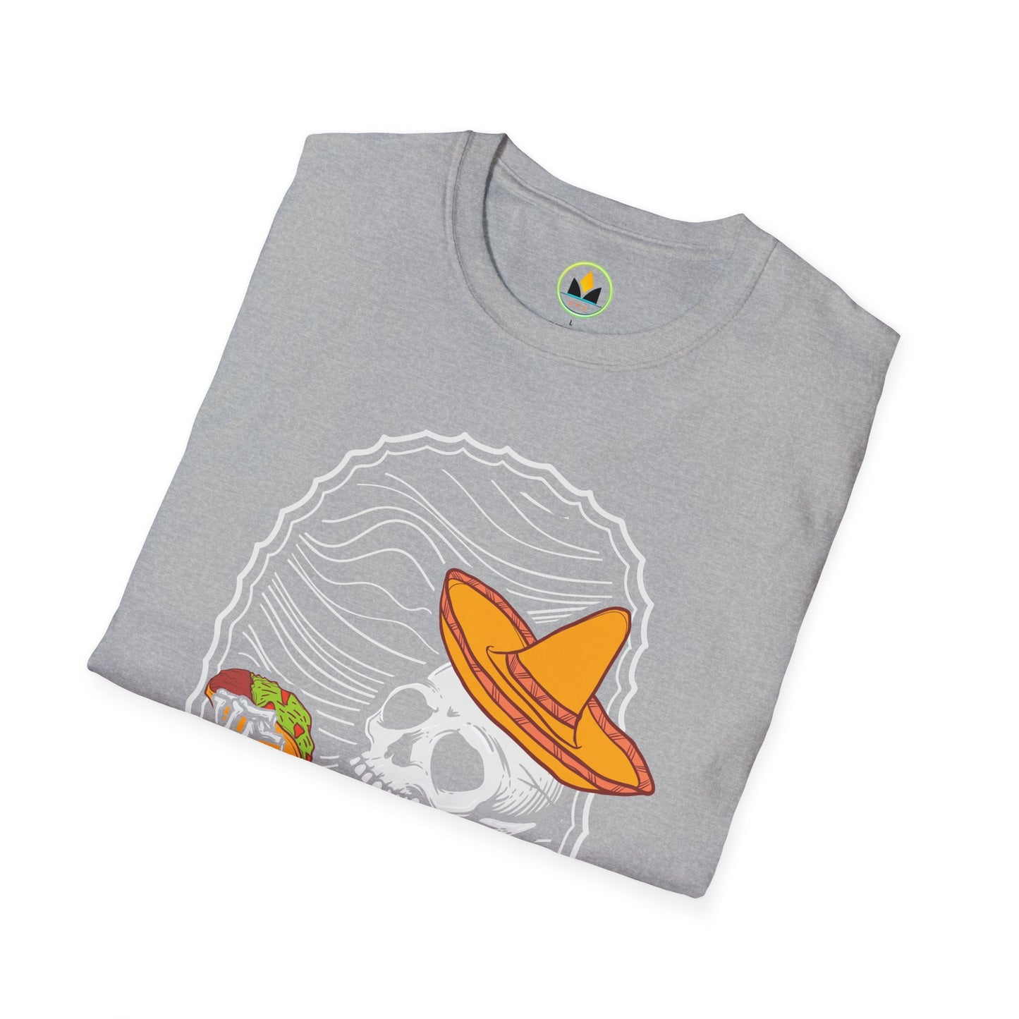 Fiesta of Frights - Sombrero Skeleton Taco Halloween Unisex T-Shirt