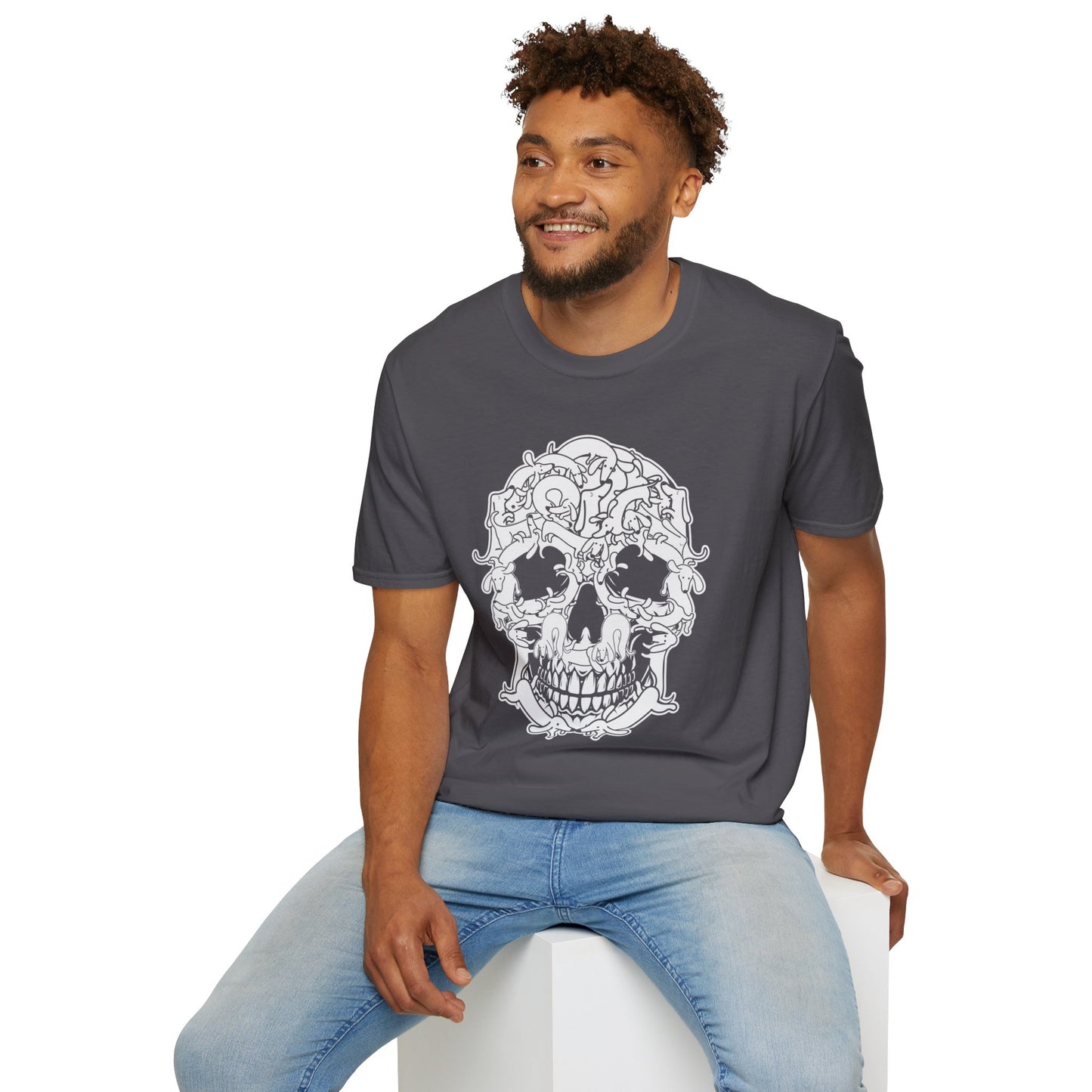 Unique Spooky Intricate Skull Dachshund Dog Halloween Tee - Perfect for Dog Lovers!