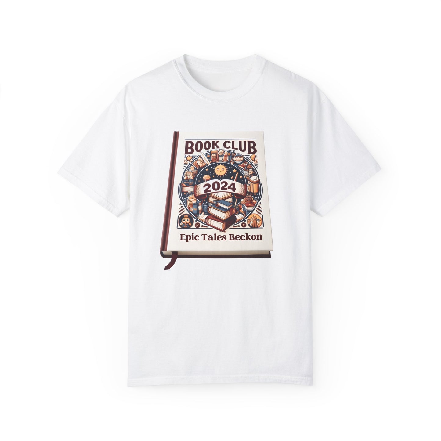 2024 Book Club - Literary Adventure tshirt - Epic Tales Beckon