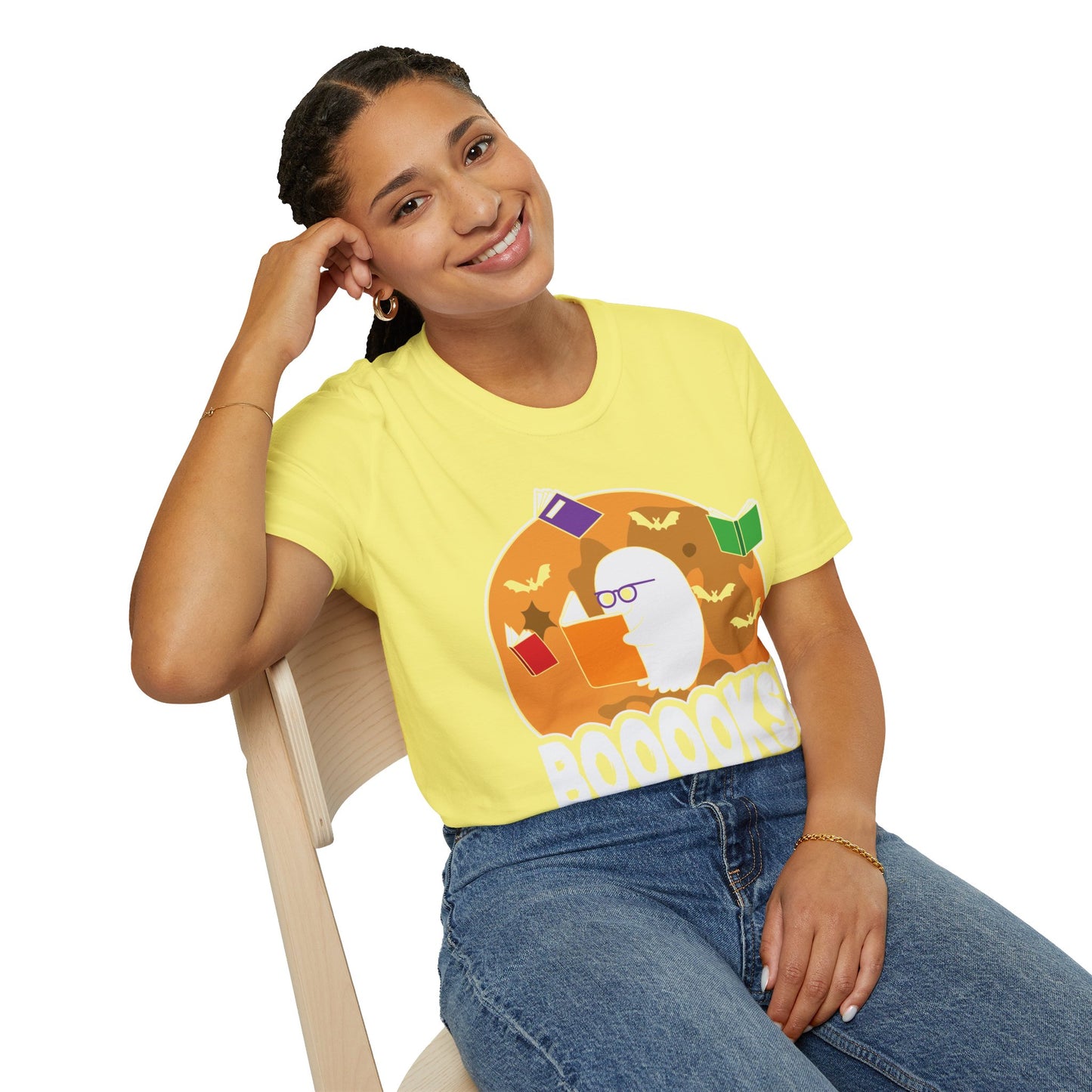 Ghostly Reader - Spooky Halloween BOOOOKS! Tee