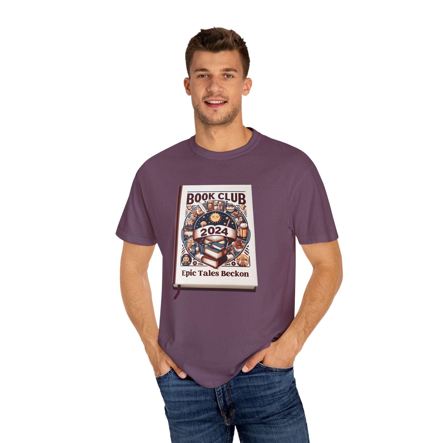 2024 Book Club - Literary Adventure tshirt - Epic Tales Beckon