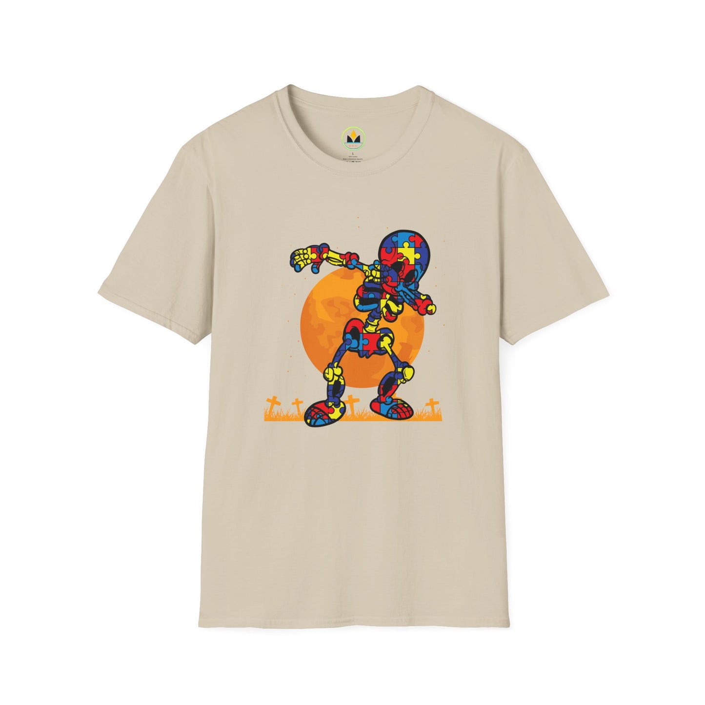 Autism Awareness Halloween Hero Tee - Embrace Uniqueness & Celebrate Differences Unisex Softstyle