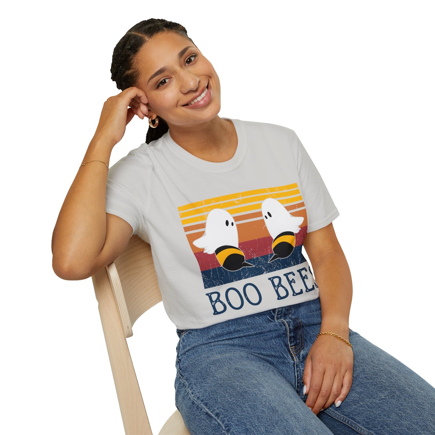BOO BEES - Humorous Halloween Ghost-Bee Unisex T-Shirt