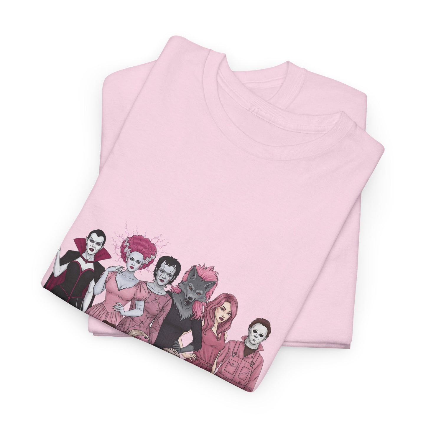 Horror Warriors in Pink Shirt Unisex Tee - Breast Cancer Awareness Month