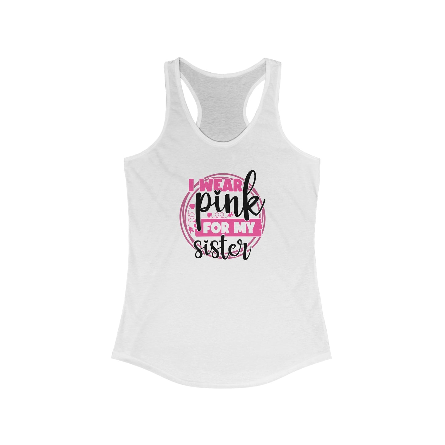 Empowering Pink - Women’s Cancer Awareness Tank Top: Honouring Sisters Everywhere