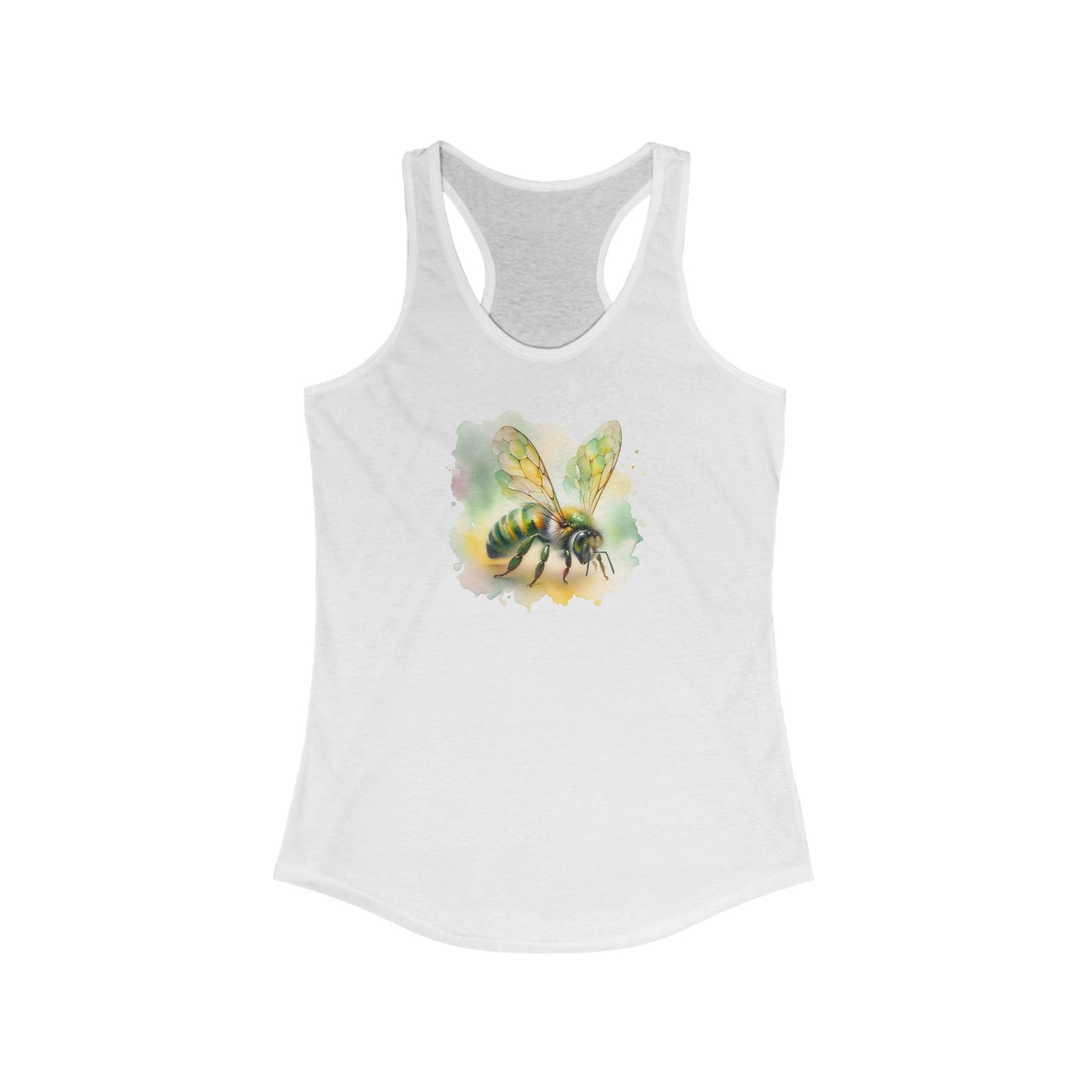Watercolor Honey Bee T-Shirt Artistic Bee Illustration Tee Nature-Inspired Insect Shirt