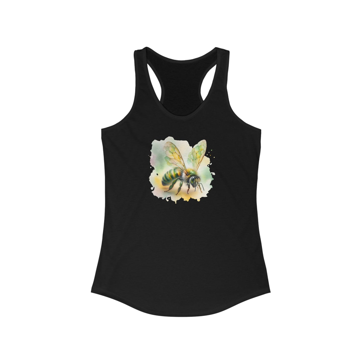 Watercolor Honey Bee T-Shirt Artistic Bee Illustration Tee Nature-Inspired Insect Shirt
