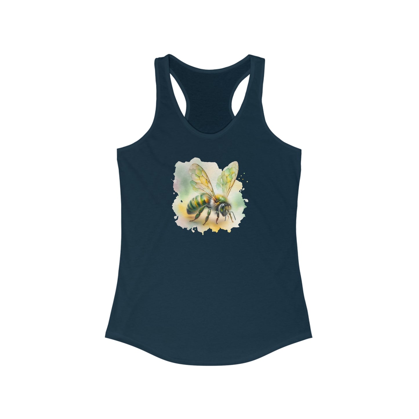 Watercolor Honey Bee T-Shirt Artistic Bee Illustration Tee Nature-Inspired Insect Shirt