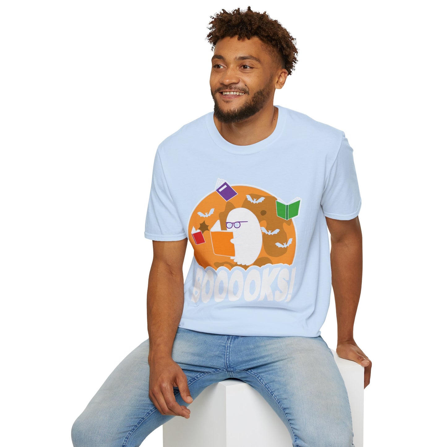 Ghostly Reader - Spooky Halloween BOOOOKS! Tee