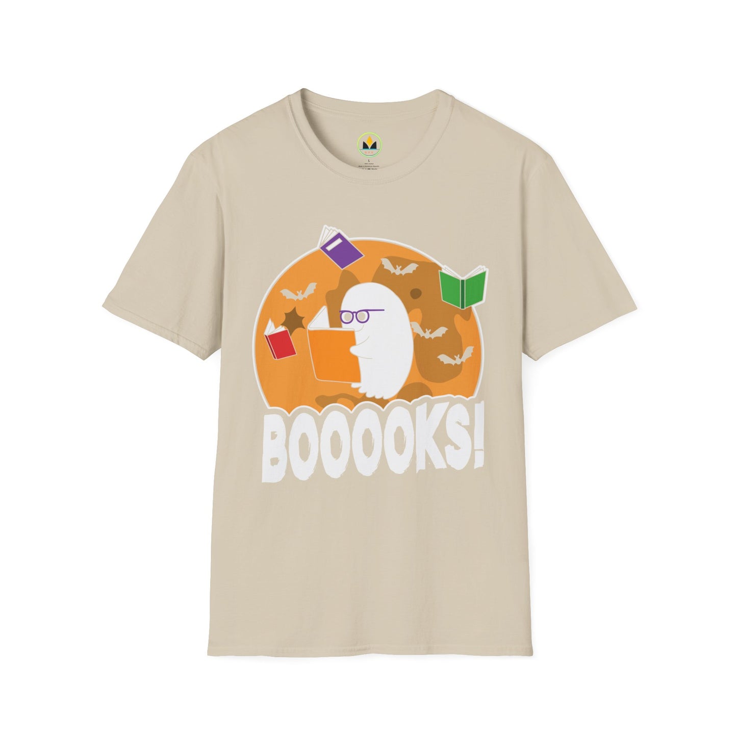 Ghostly Reader - Spooky Halloween BOOOOKS! Tee