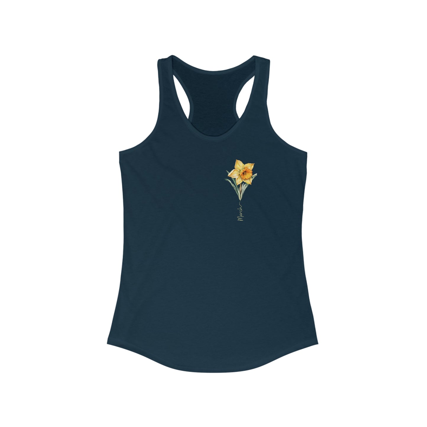March Daffodil Delight - Women’s Birth Month Flower Tank Top