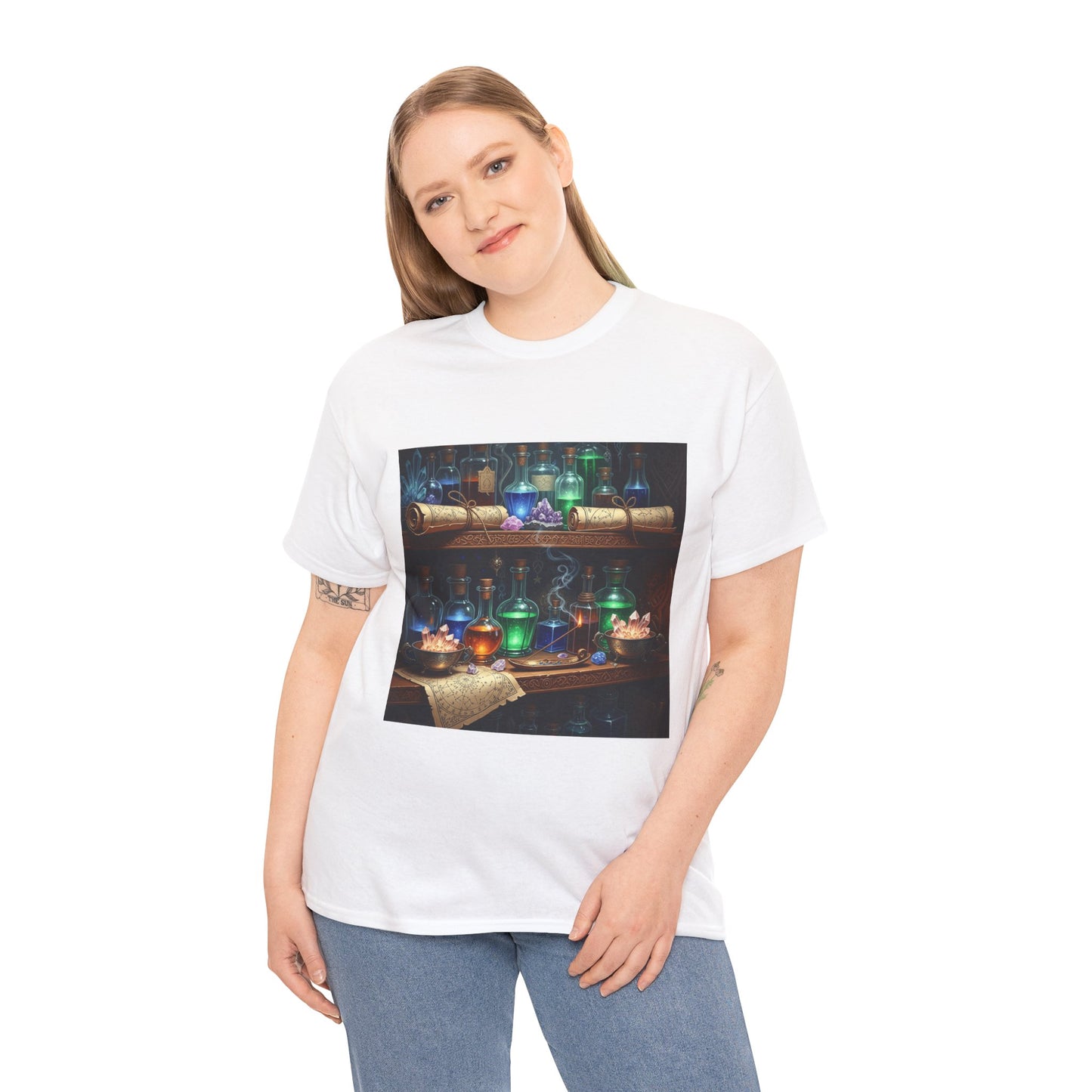 Witch's Potion Shelf Halloween Tee