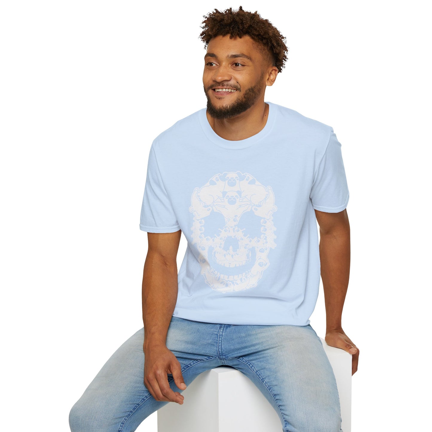Spooky Pug Skull - Unique Halloween T-Shirt
