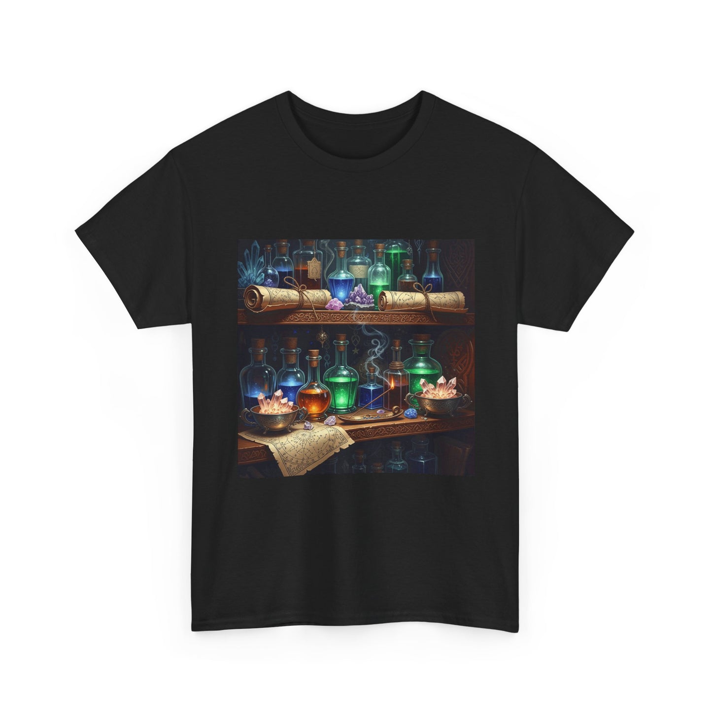 Witch's Potion Shelf Halloween Tee