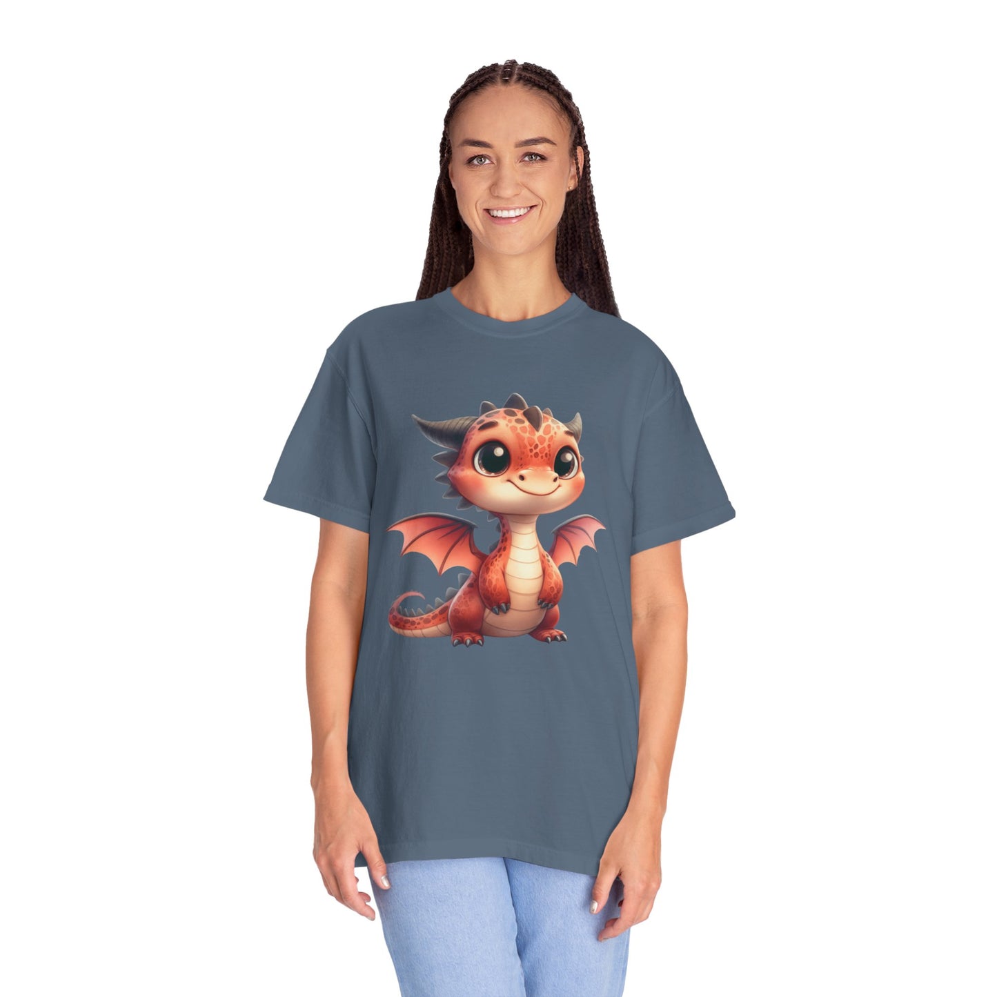 Adorable Dragon Whelp Tee - Soft Cotton T-Shirt with Fantasy Creature tee