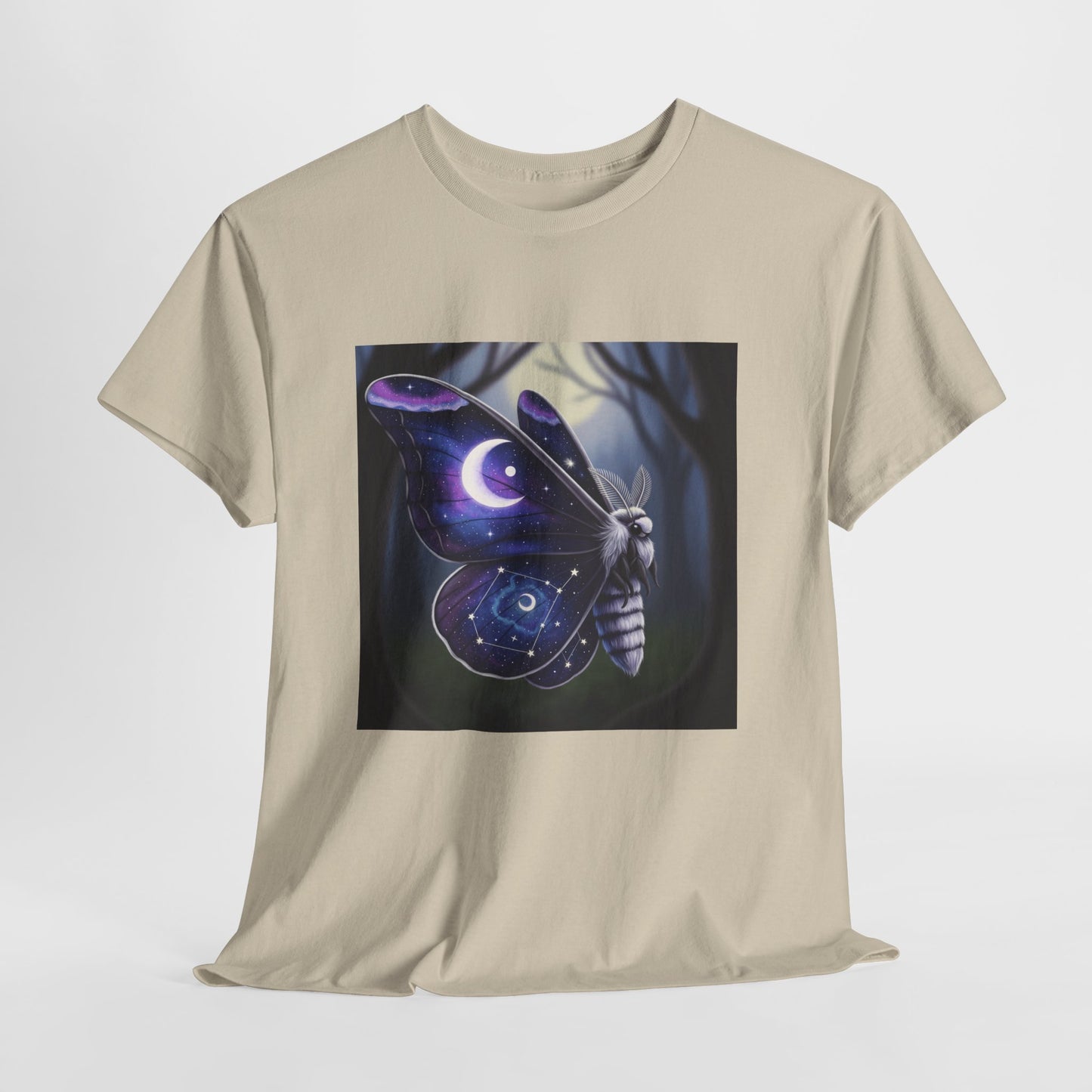 Witchy Galaxy Moth Moon Shirt