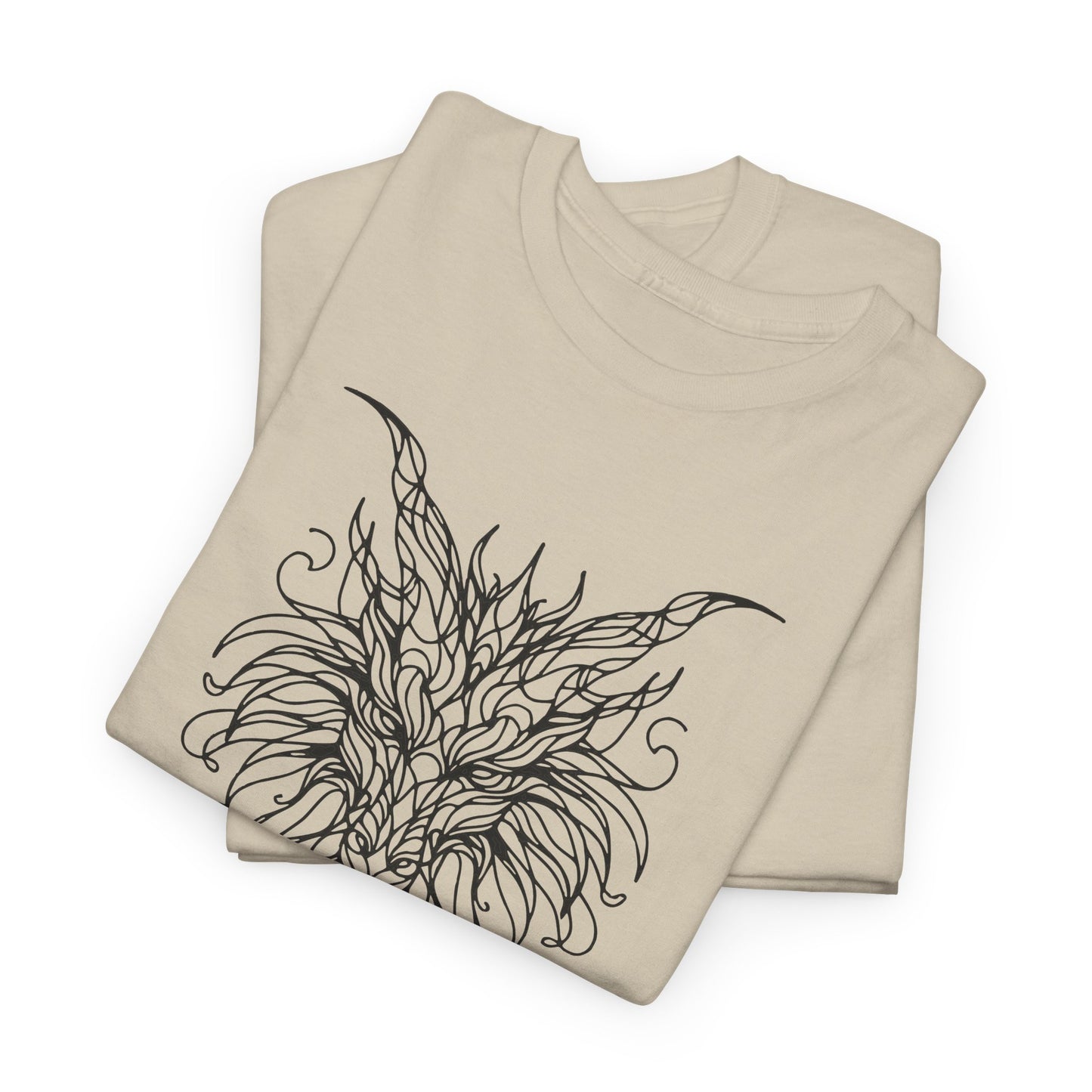 Mystical Dragon Line Art Tee – Elegant Fantasy Creature Design