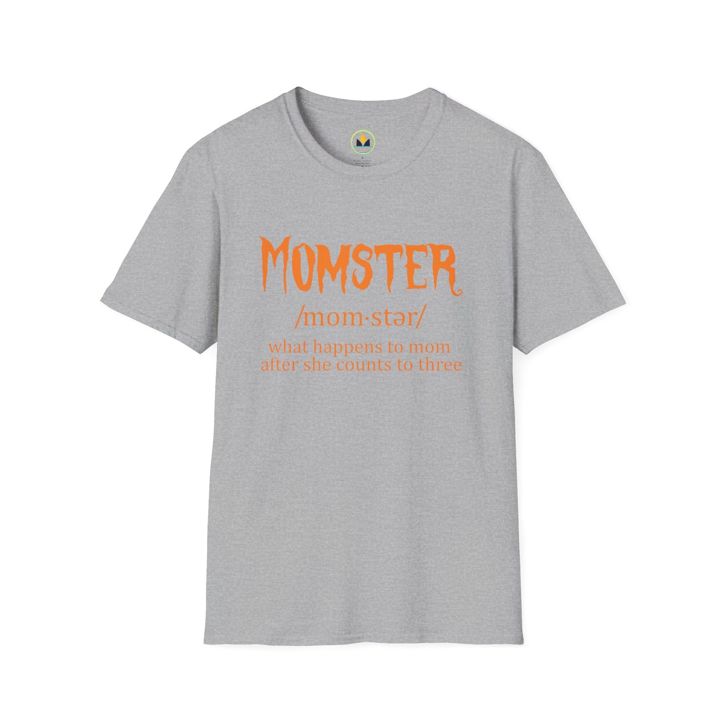 Halloween ‘Momster’ Tee - Fun Parenting Humor Softstyle T-Shirt