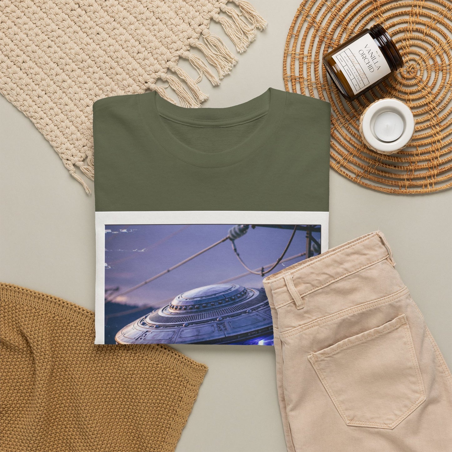 UFO Evidence T-Shirt | Retro Polaroid Alien Sighting Photo